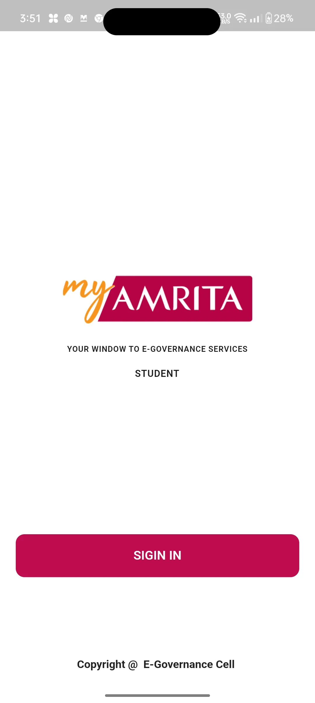 MyAmrita - Students | Indus Appstore | Screenshot