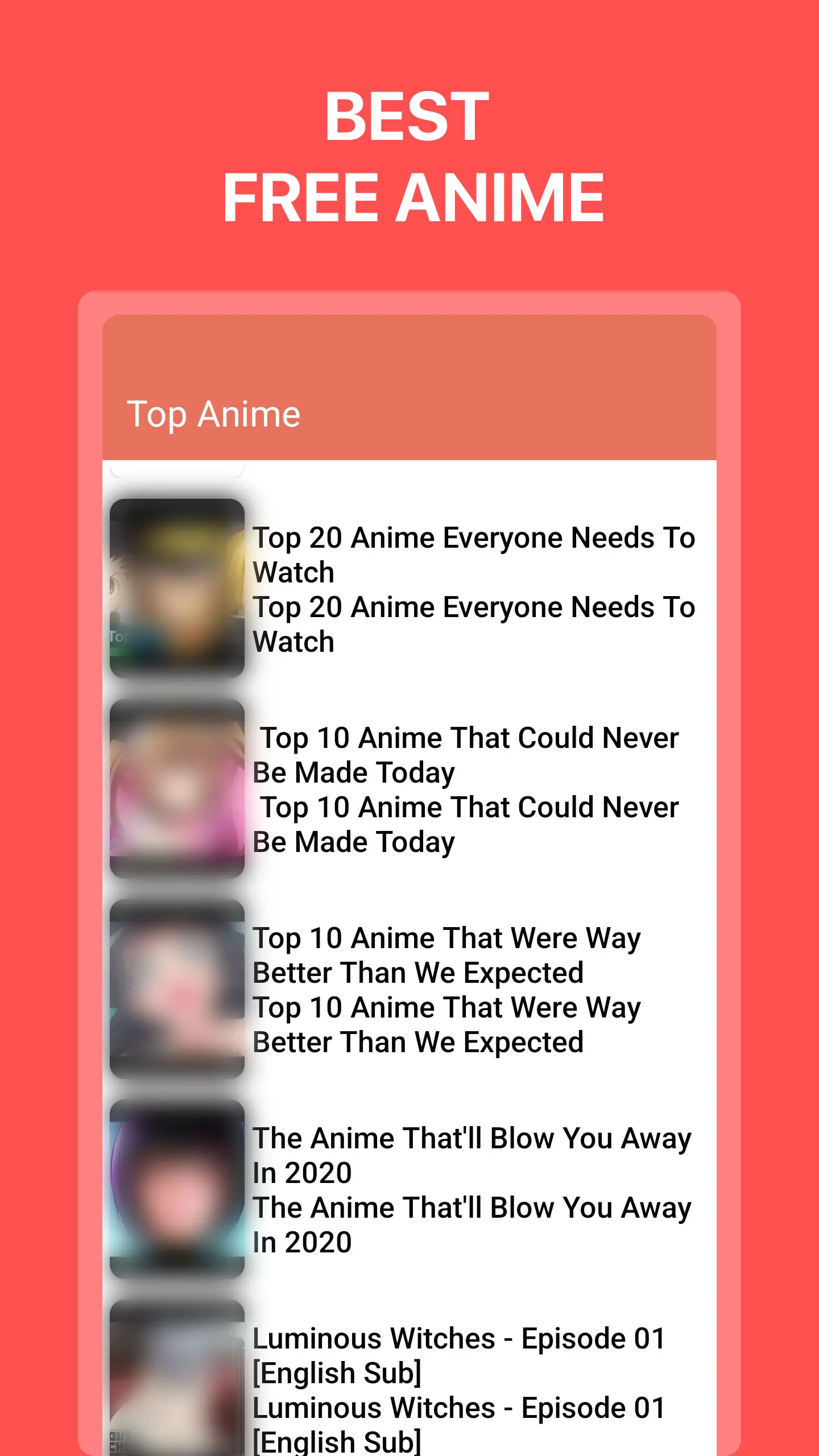 Anime tv - Watch Anime Online | Indus Appstore | Screenshot