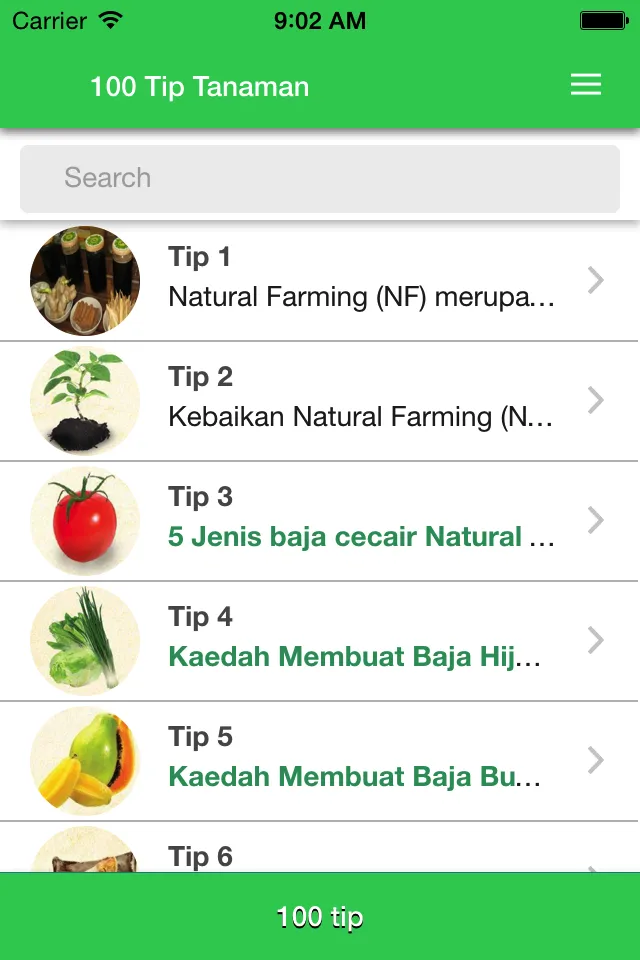 100 TIP TANAMAN | Indus Appstore | Screenshot