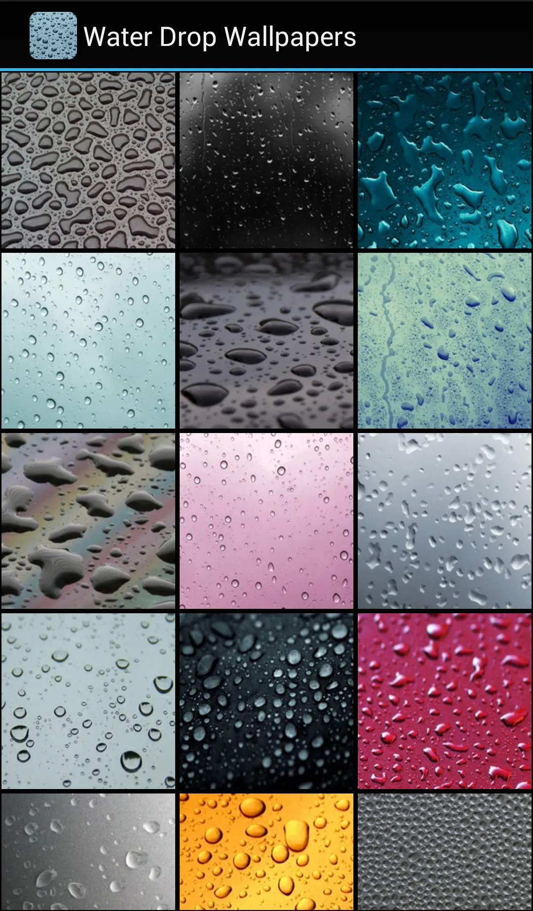 Water Drop Wallpapers | Indus Appstore | Screenshot