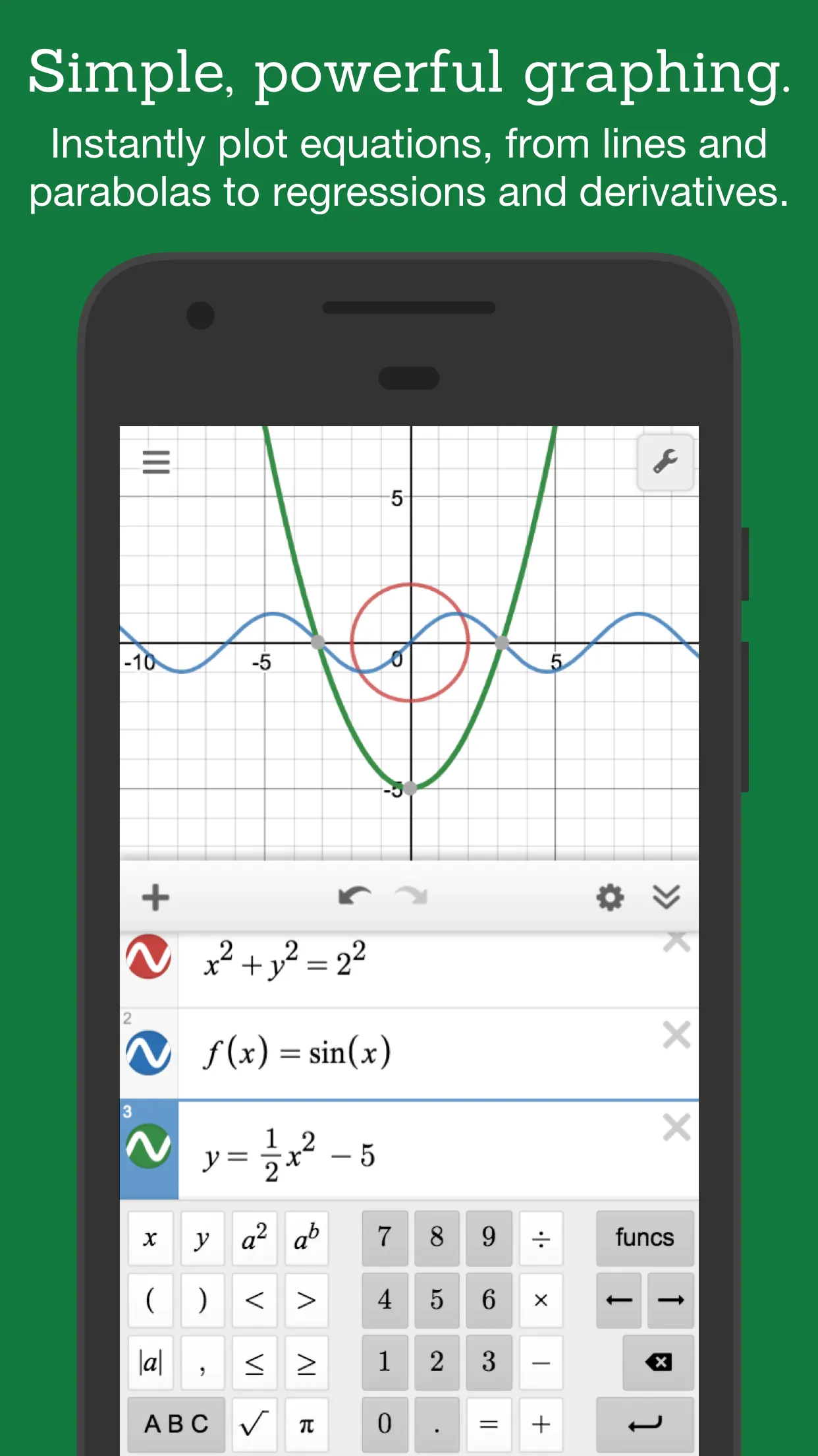 Desmos Graphing Calculator | Indus Appstore | Screenshot