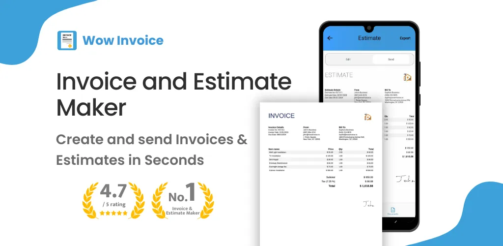 Invoice Maker and Estimate App | Indus Appstore | Screenshot