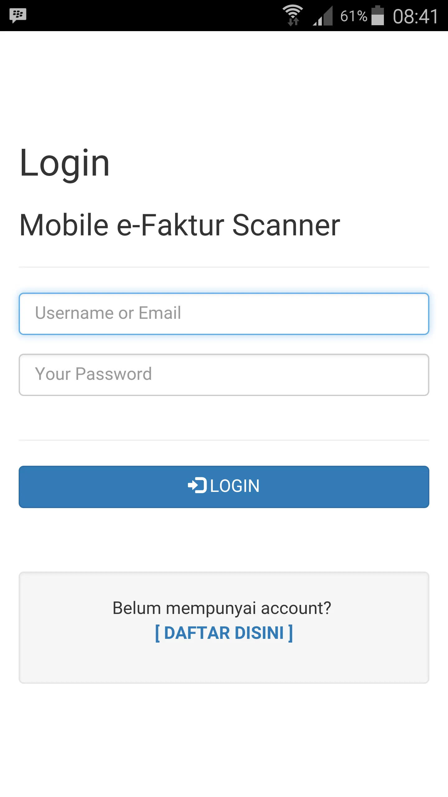 Scan e-Faktur | Indus Appstore | Screenshot