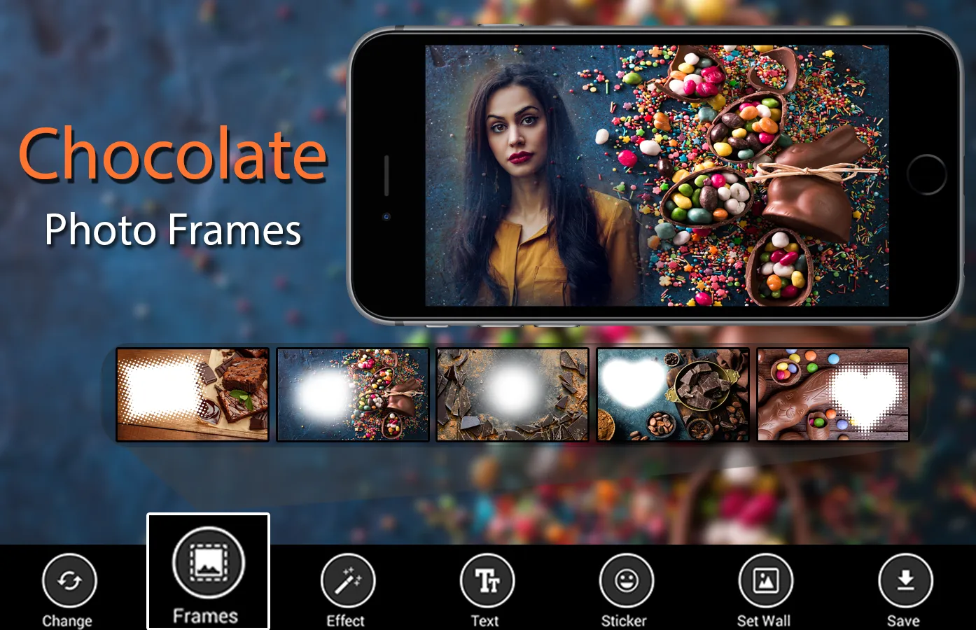 Chocolate Photo Frames - new c | Indus Appstore | Screenshot