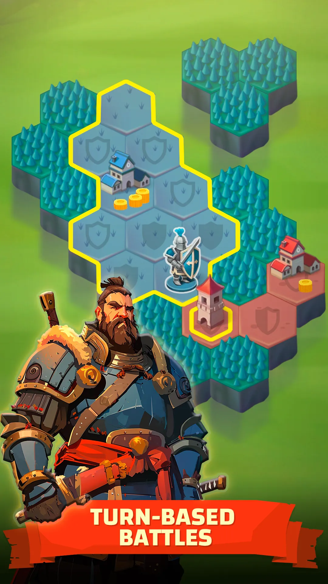 Hexworld - Medieval Conquest | Indus Appstore | Screenshot