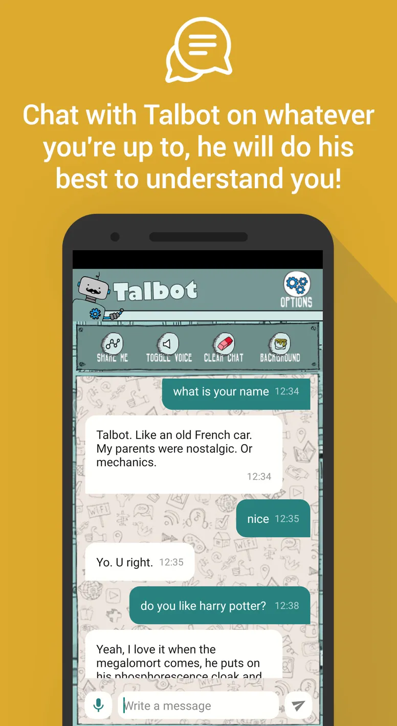 Talbot, the chatbot | Indus Appstore | Screenshot