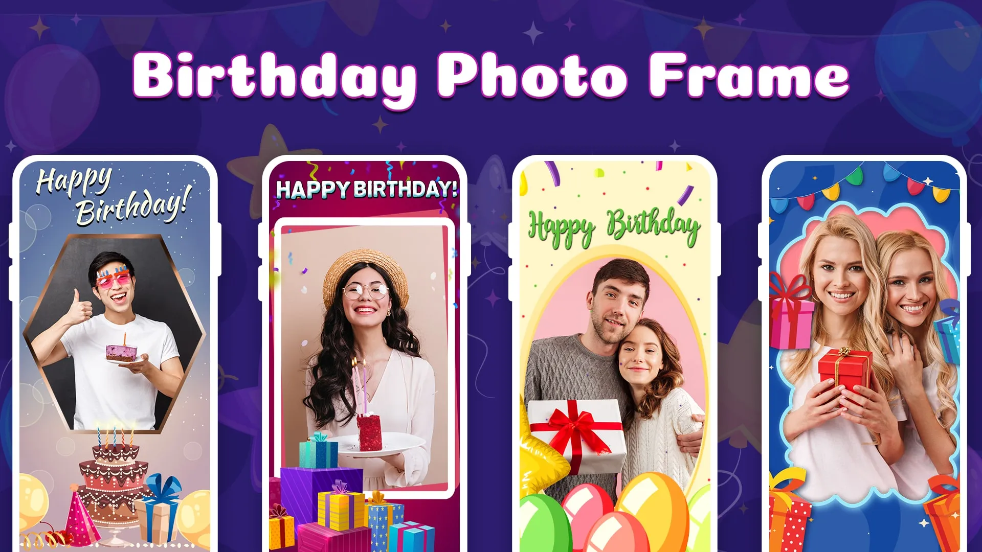 Birthday Photo Frame 2023 | Indus Appstore | Screenshot