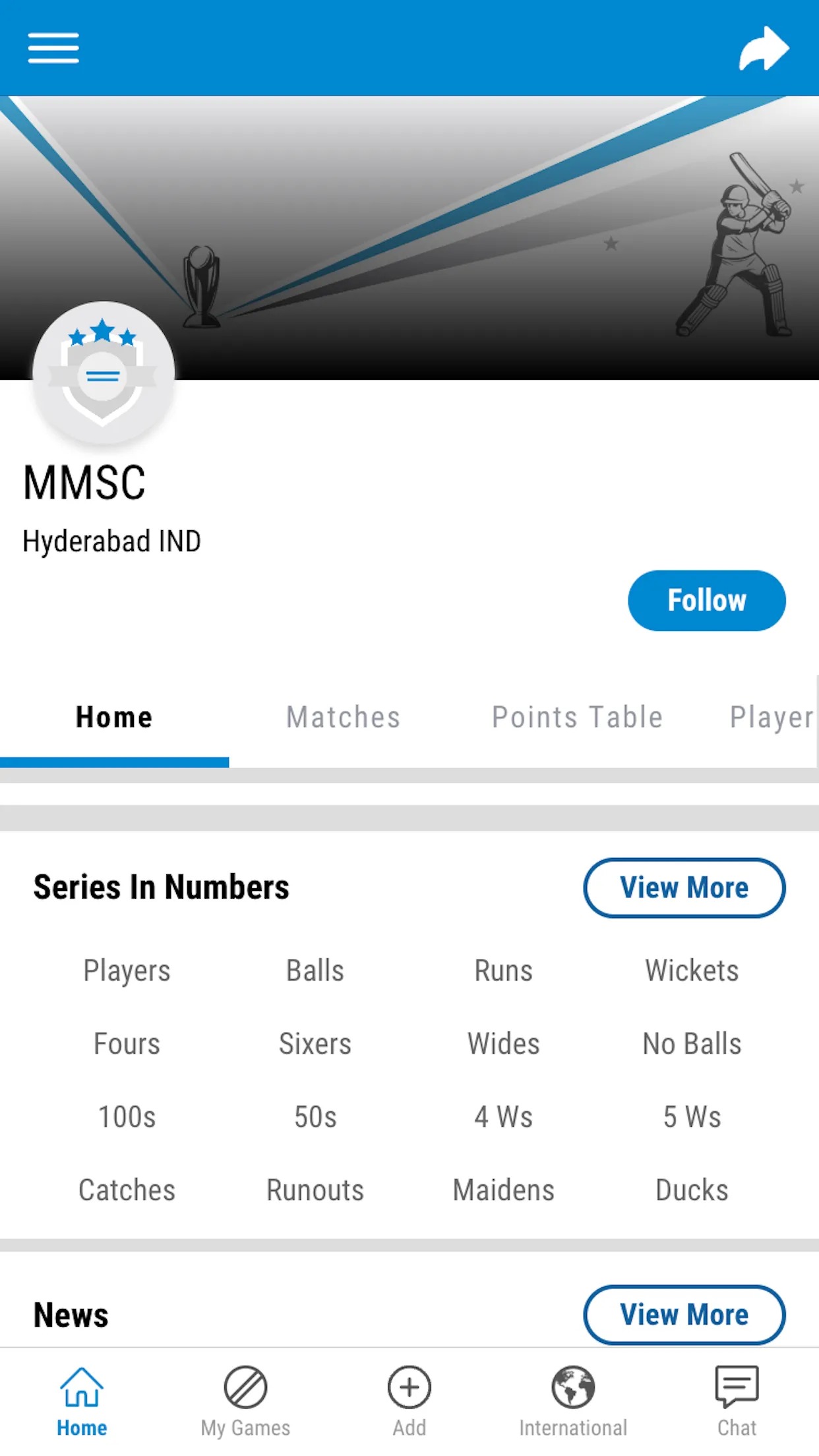 MMSC MediCricket | Indus Appstore | Screenshot