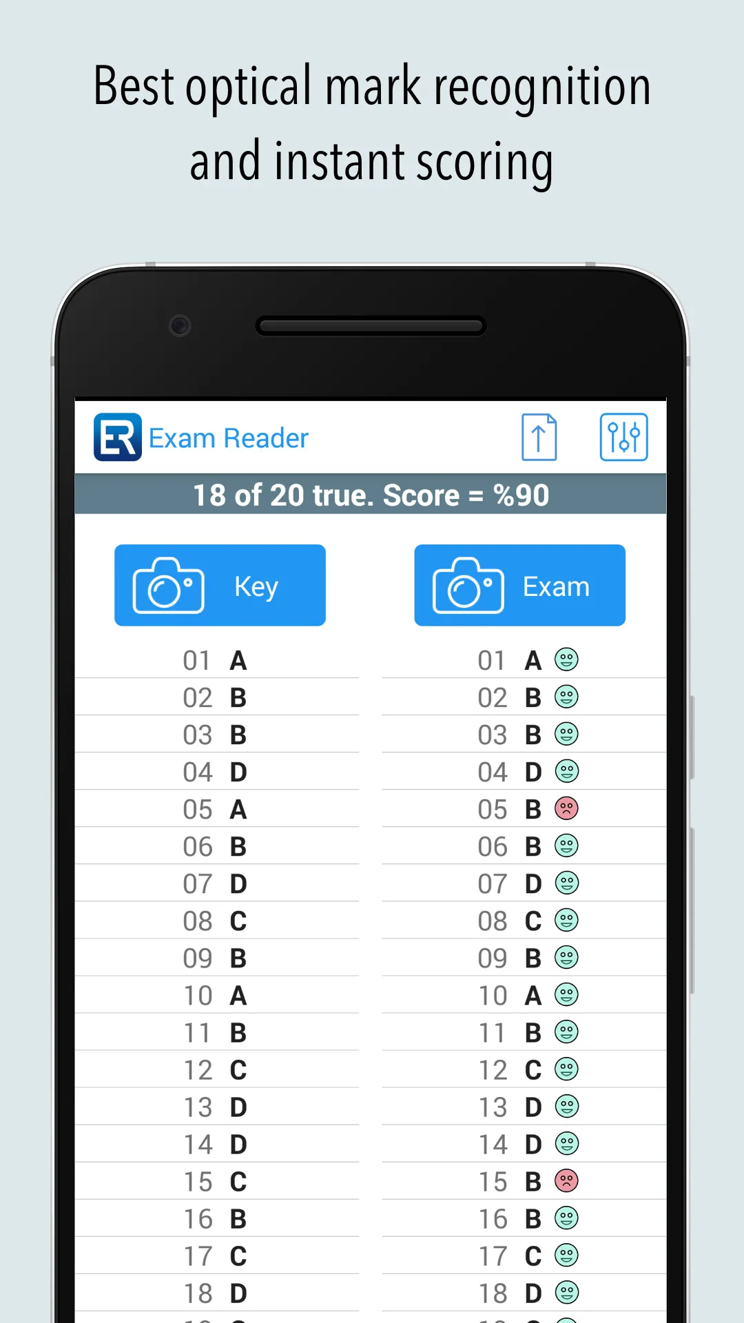 Exam Reader-Optical Test Grade | Indus Appstore | Screenshot