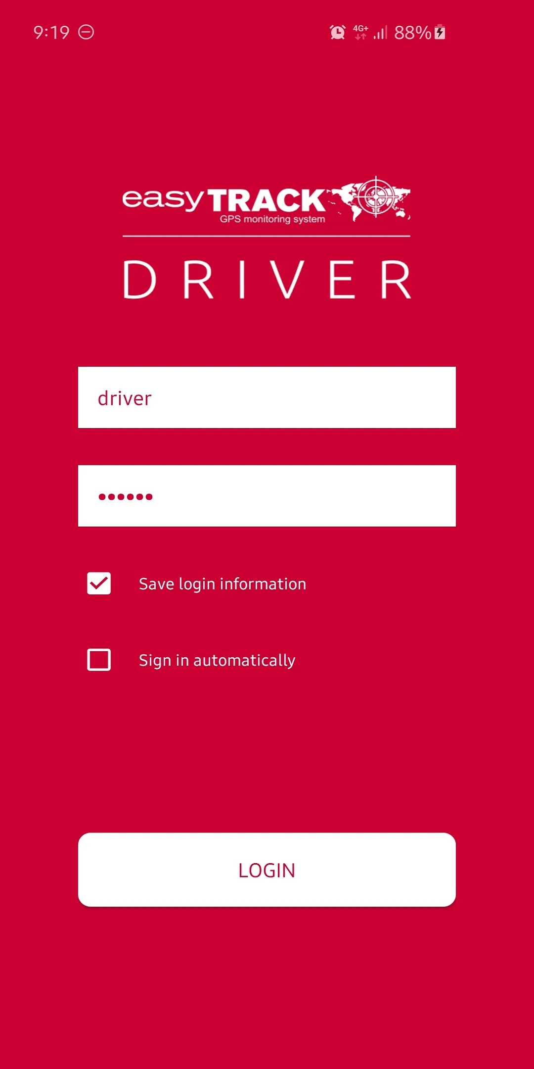 easyTRACK DriverApp | Indus Appstore | Screenshot