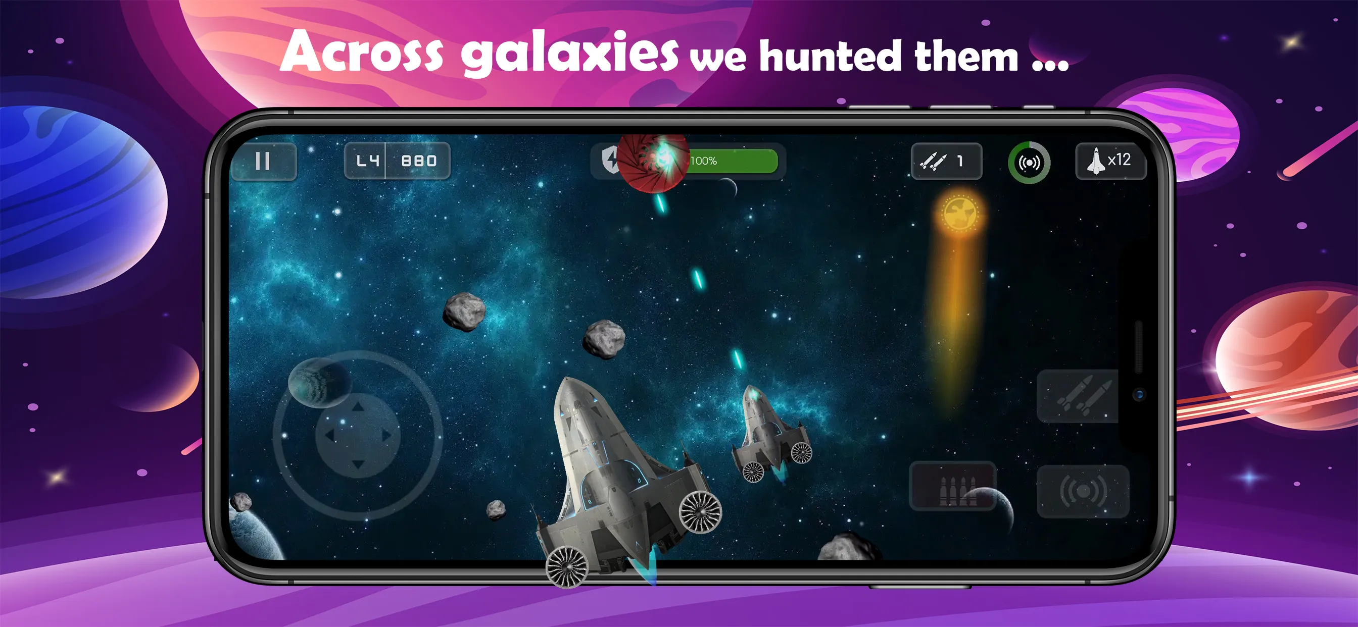 Alien Hunter: Galactic War | Indus Appstore | Screenshot