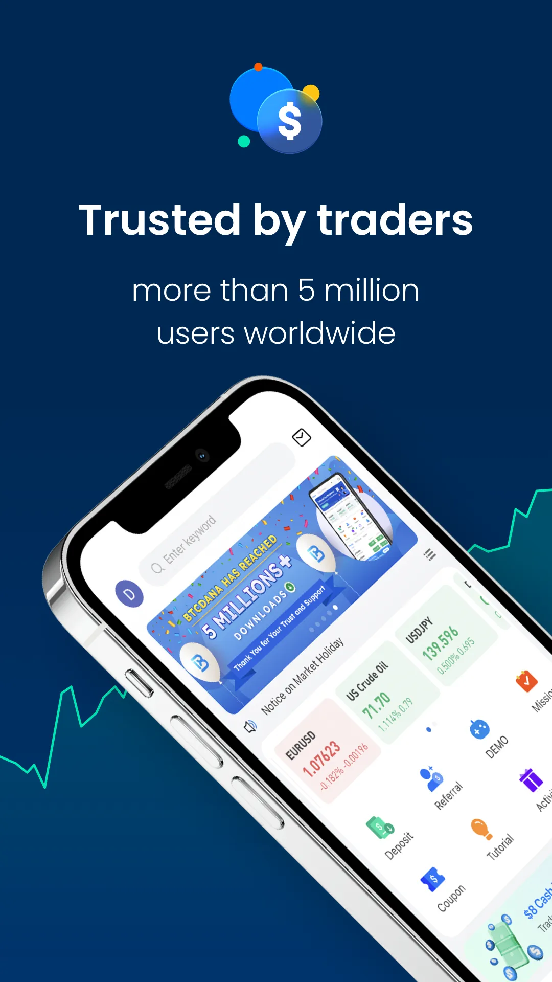 BtcDana - Investing & Income | Indus Appstore | Screenshot