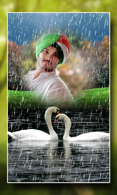 Rain Photo Frames | Indus Appstore | Screenshot