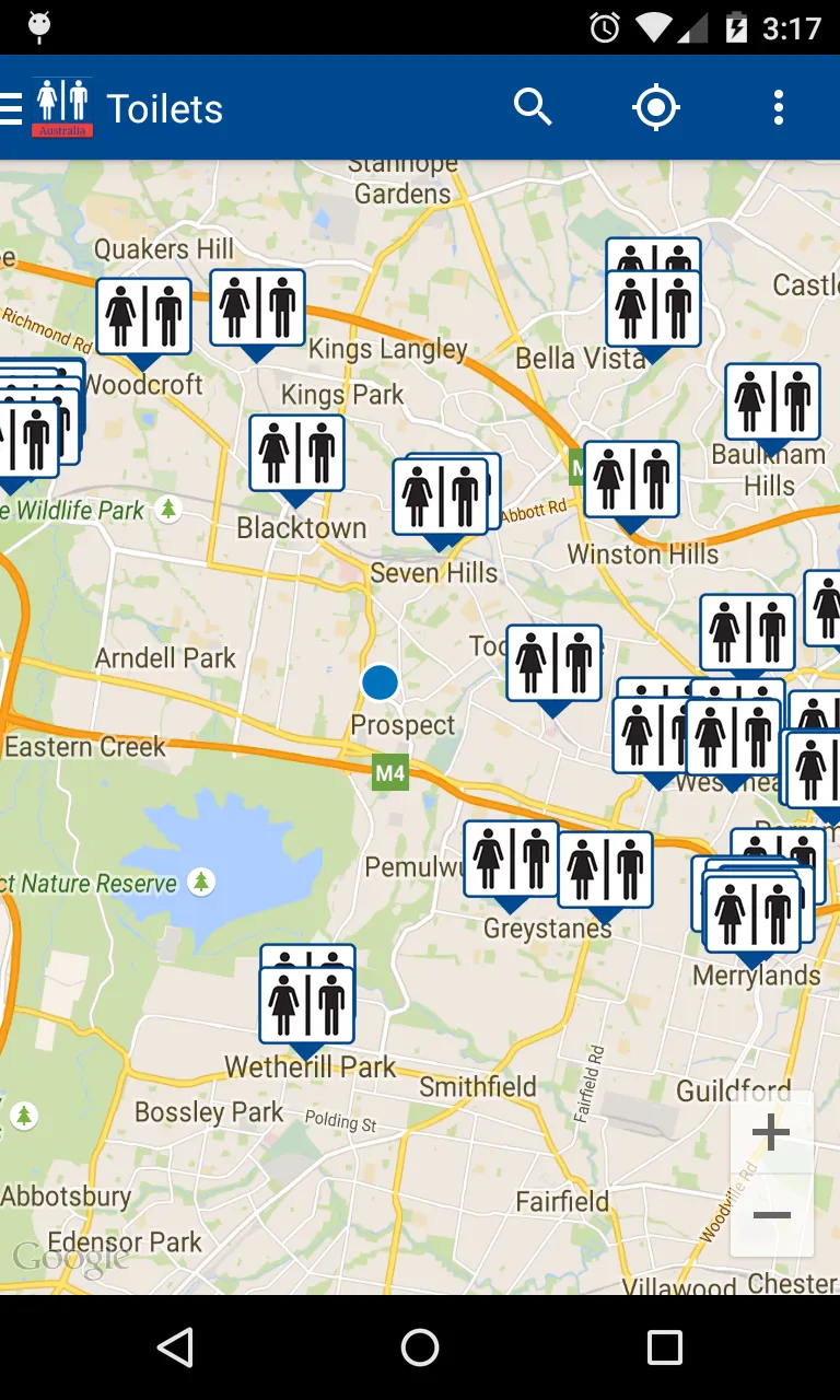 Toilet Finder - Australia | Indus Appstore | Screenshot