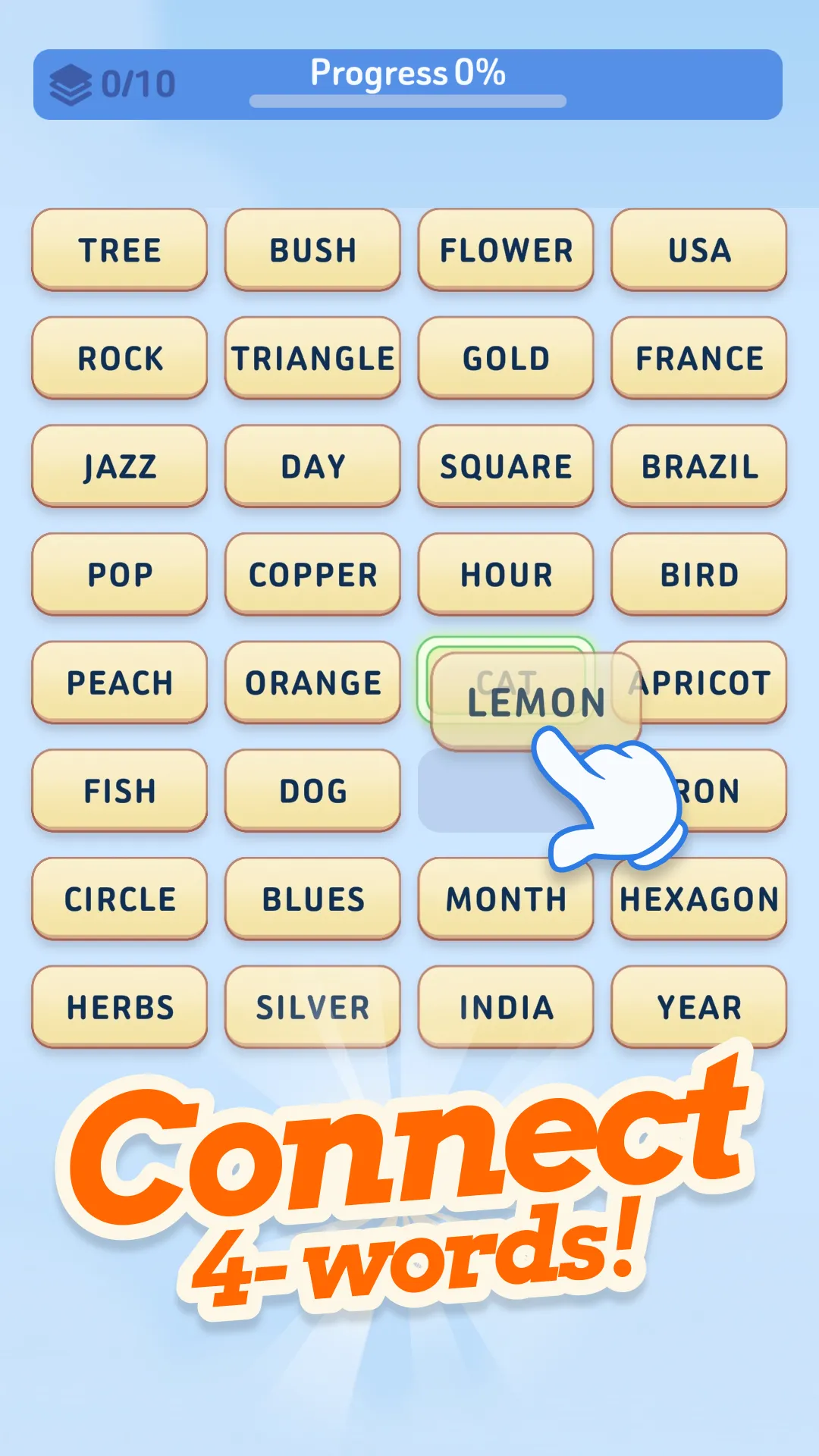 Word Bridges Logic Connections | Indus Appstore | Screenshot
