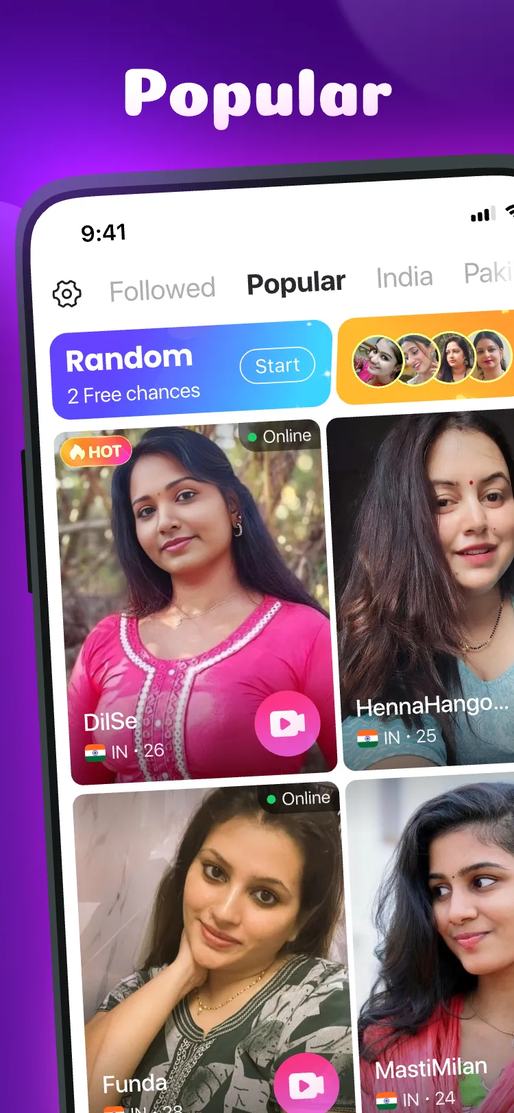 Ten - Video Calls&Make Friends | Indus Appstore | Screenshot