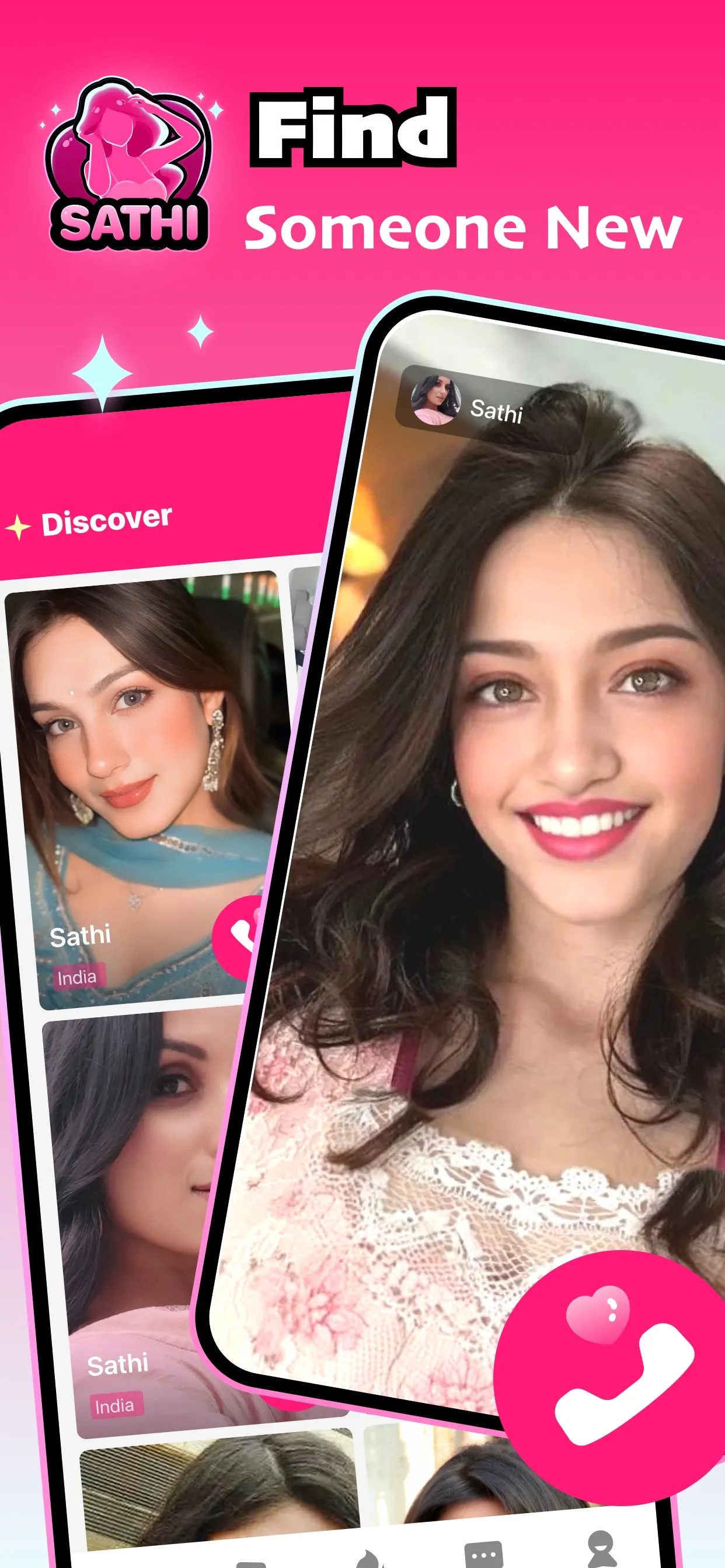 Sathi -Private Live Video Chat | Indus Appstore | Screenshot