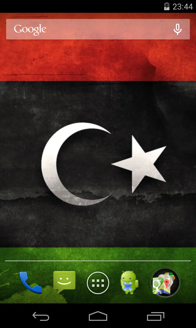 Flag of Libya Live Wallpaper | Indus Appstore | Screenshot