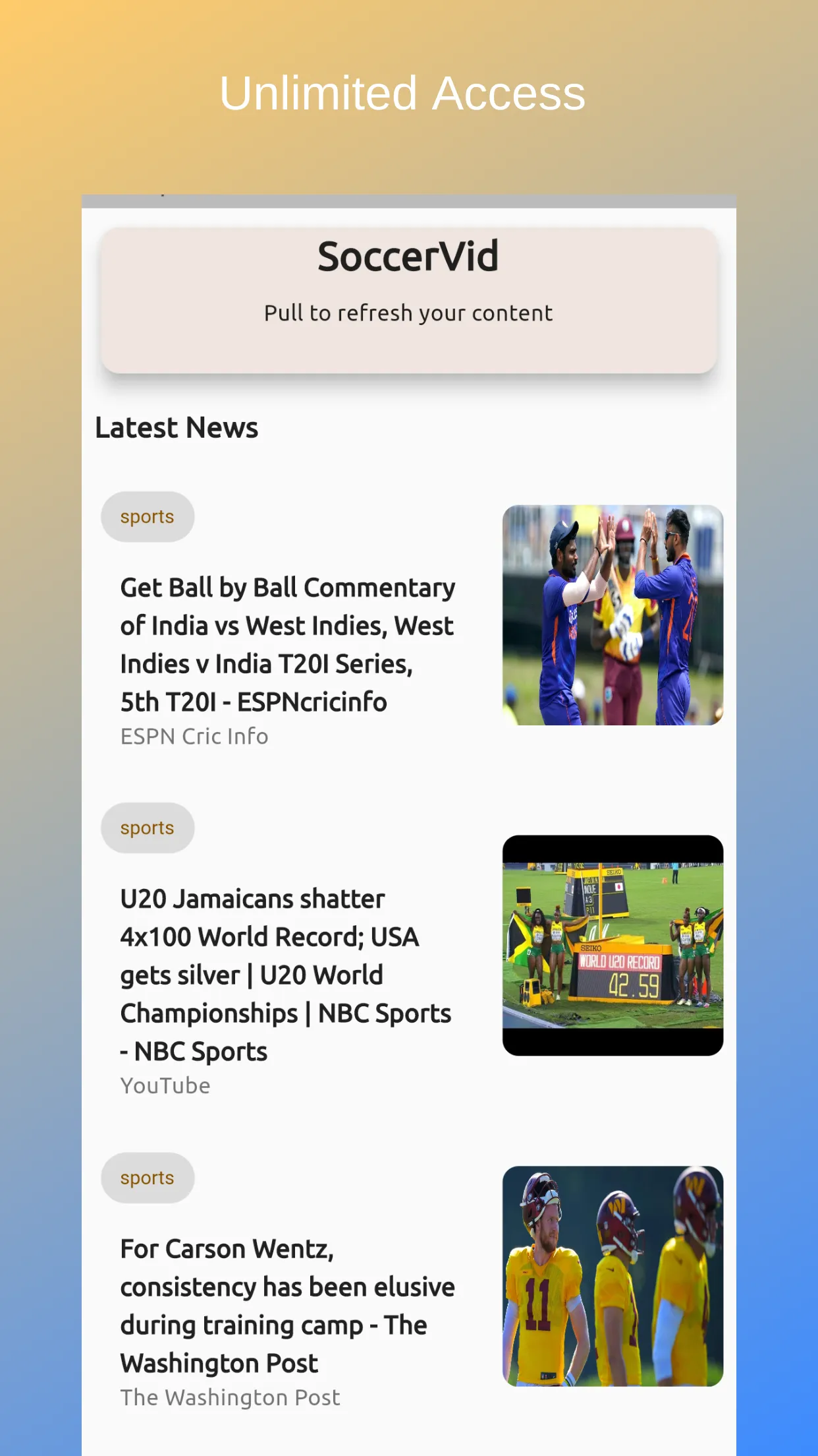 Football Highlights & Live TV | Indus Appstore | Screenshot