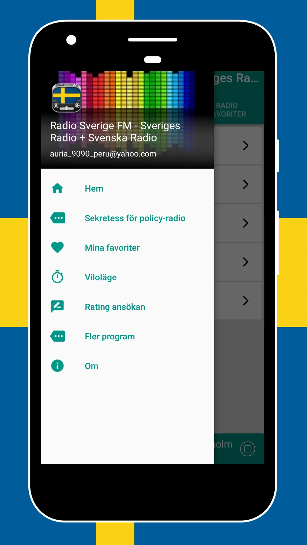 Radio Sweden - Radio Sweden FM | Indus Appstore | Screenshot