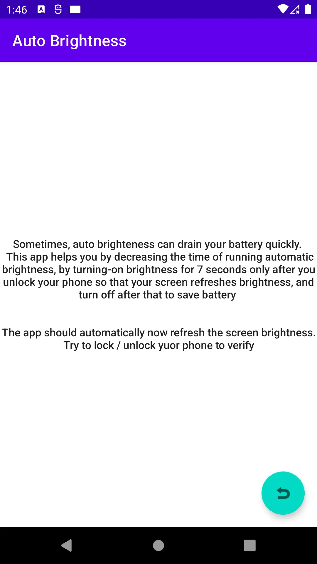 Auto (Adaptive) Screen Brightn | Indus Appstore | Screenshot