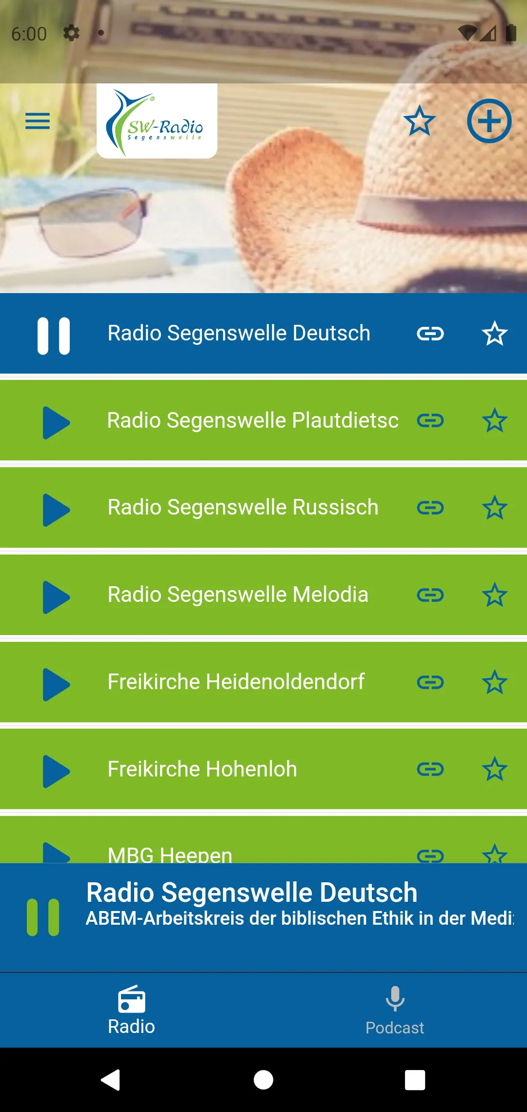 Radio Segenswelle | Indus Appstore | Screenshot