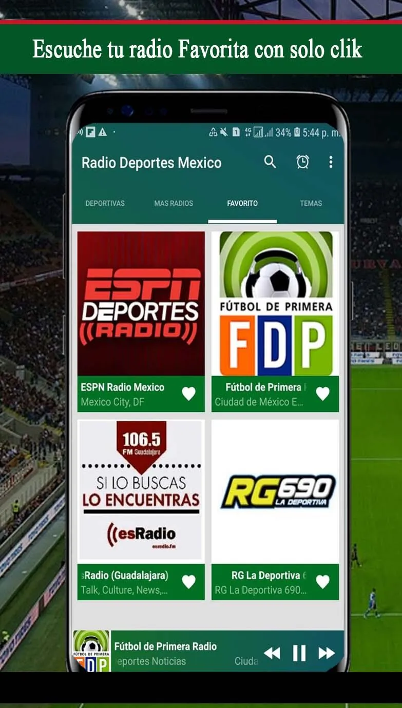 Radio Deportes Mexico | Indus Appstore | Screenshot