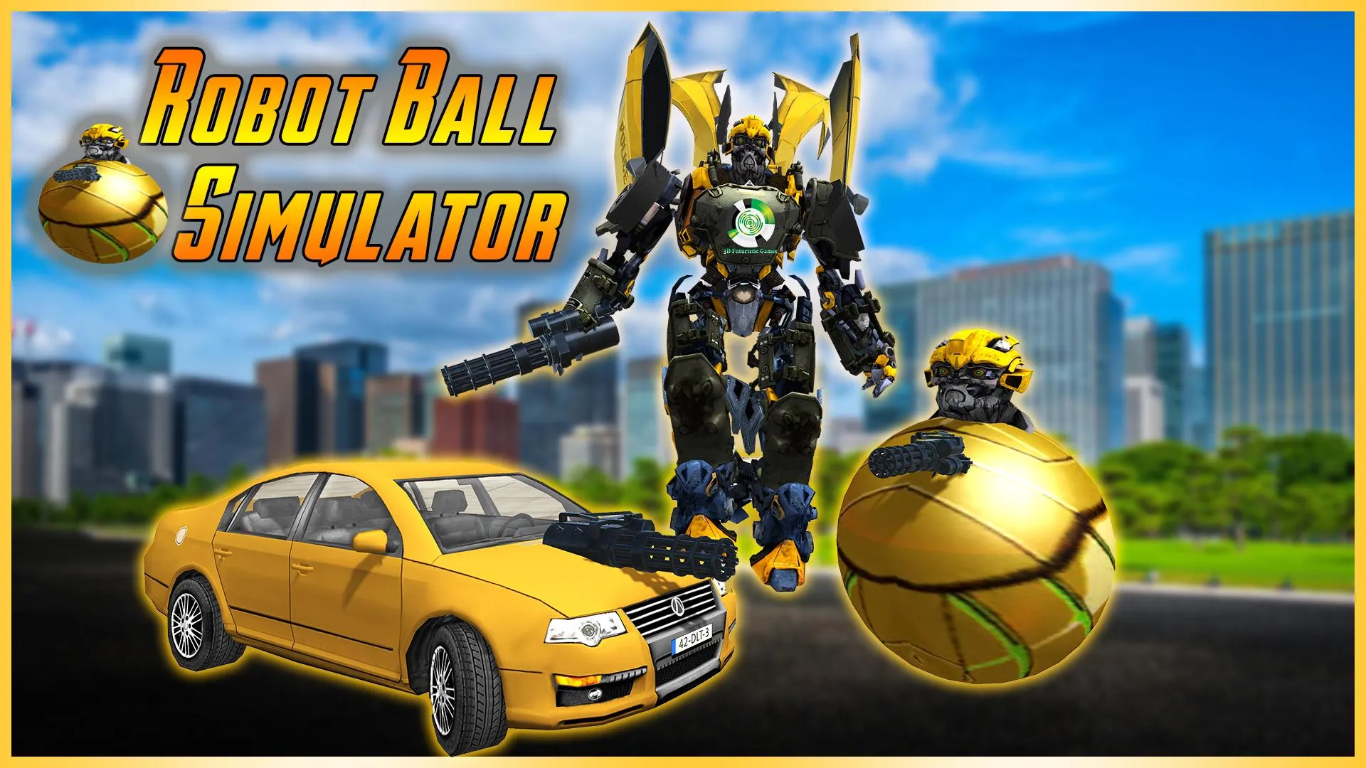 Robot Ball Simulator Ball Game | Indus Appstore | Screenshot