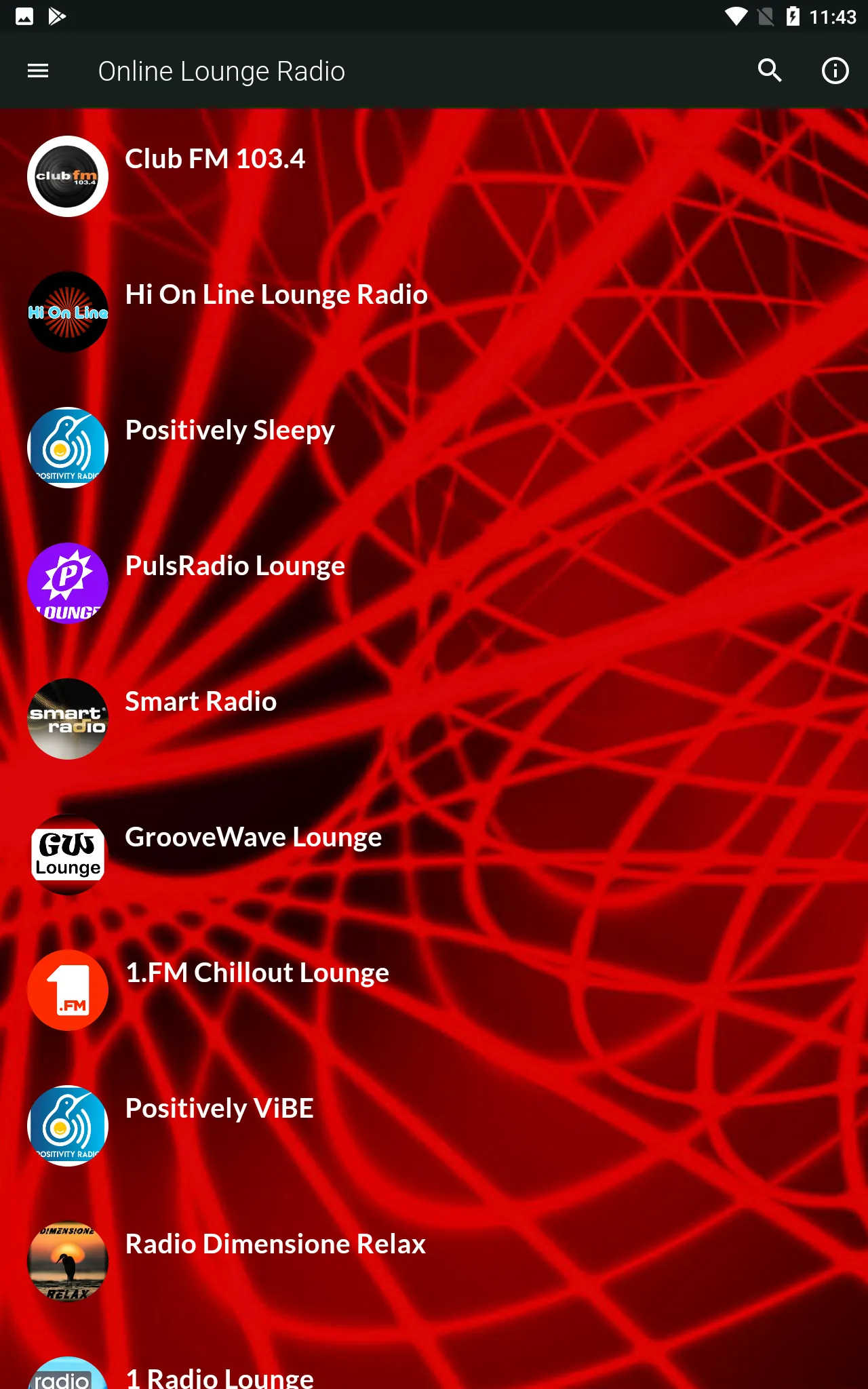 Online Lounge Radio | Indus Appstore | Screenshot