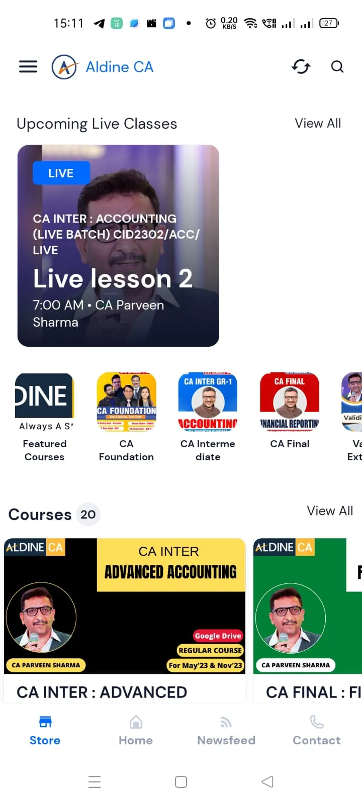 Aldine CA LMS | Indus Appstore | Screenshot