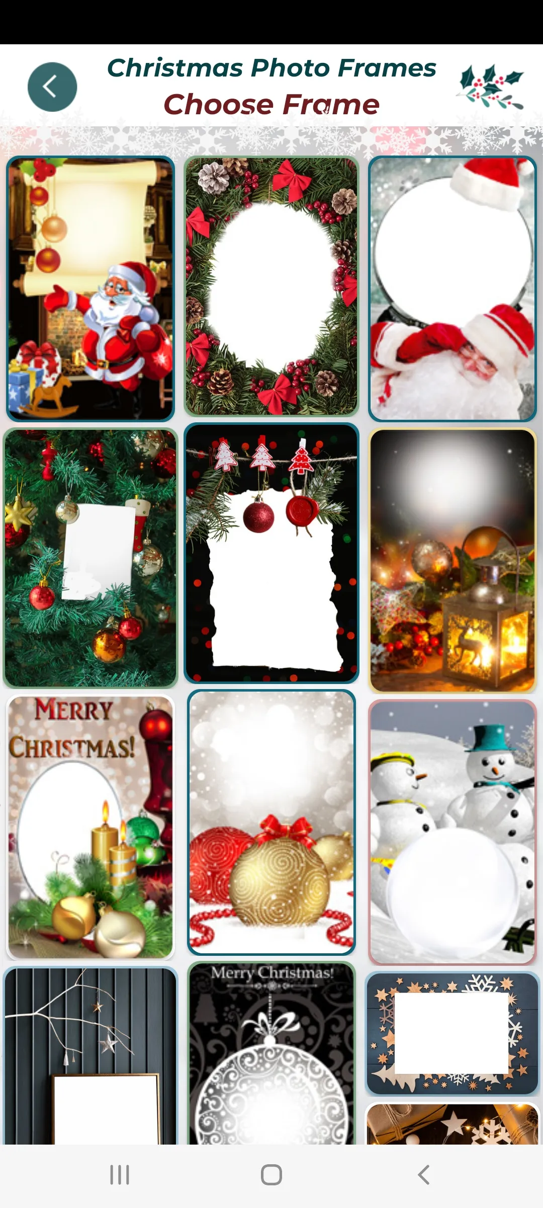 Christmas Photo Frames | Indus Appstore | Screenshot