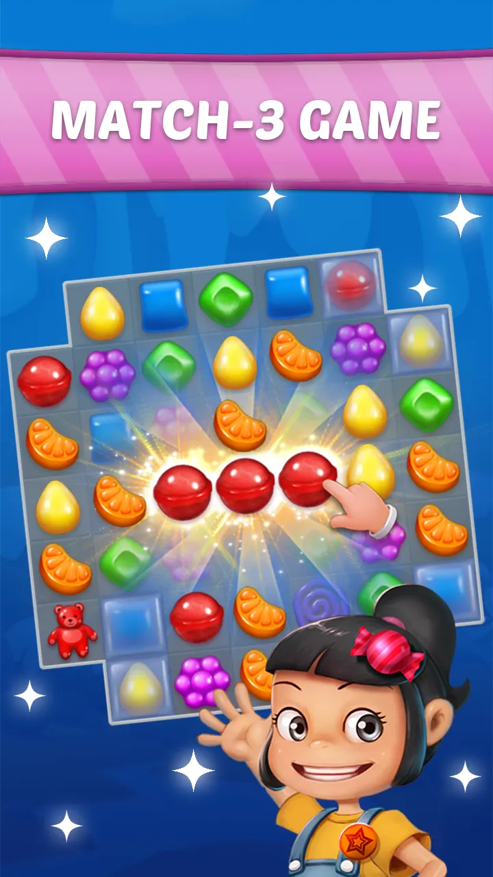 Candy Sweet Story:Match3Puzzle | Indus Appstore | Screenshot