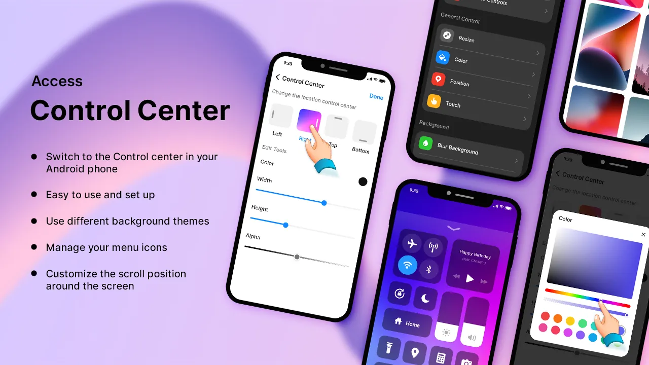 Control Center : Simple Panel | Indus Appstore | Screenshot