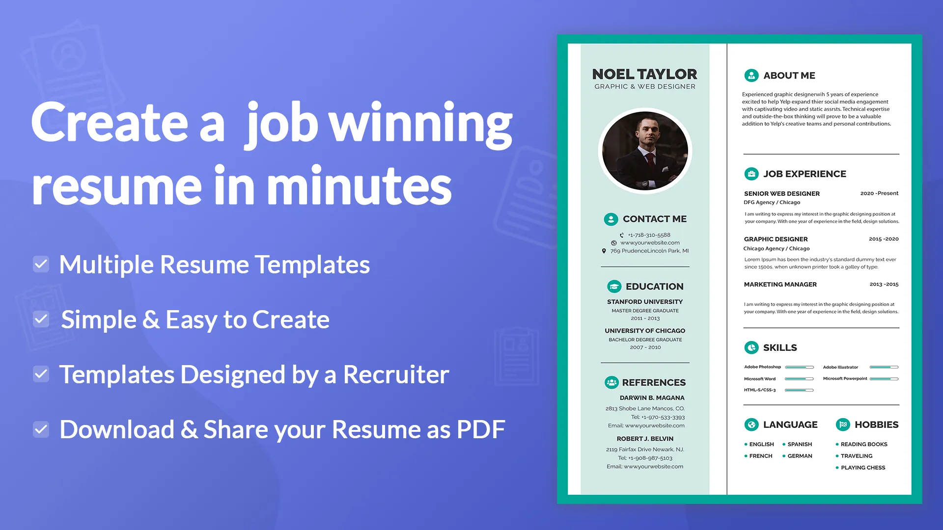 Resume Builder: CV Maker | Indus Appstore | Screenshot