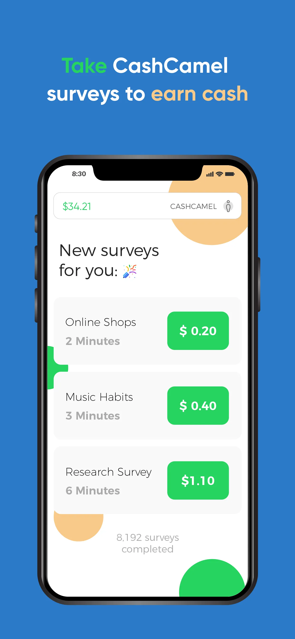 CashCamel - Surveys for Cash | Indus Appstore | Screenshot