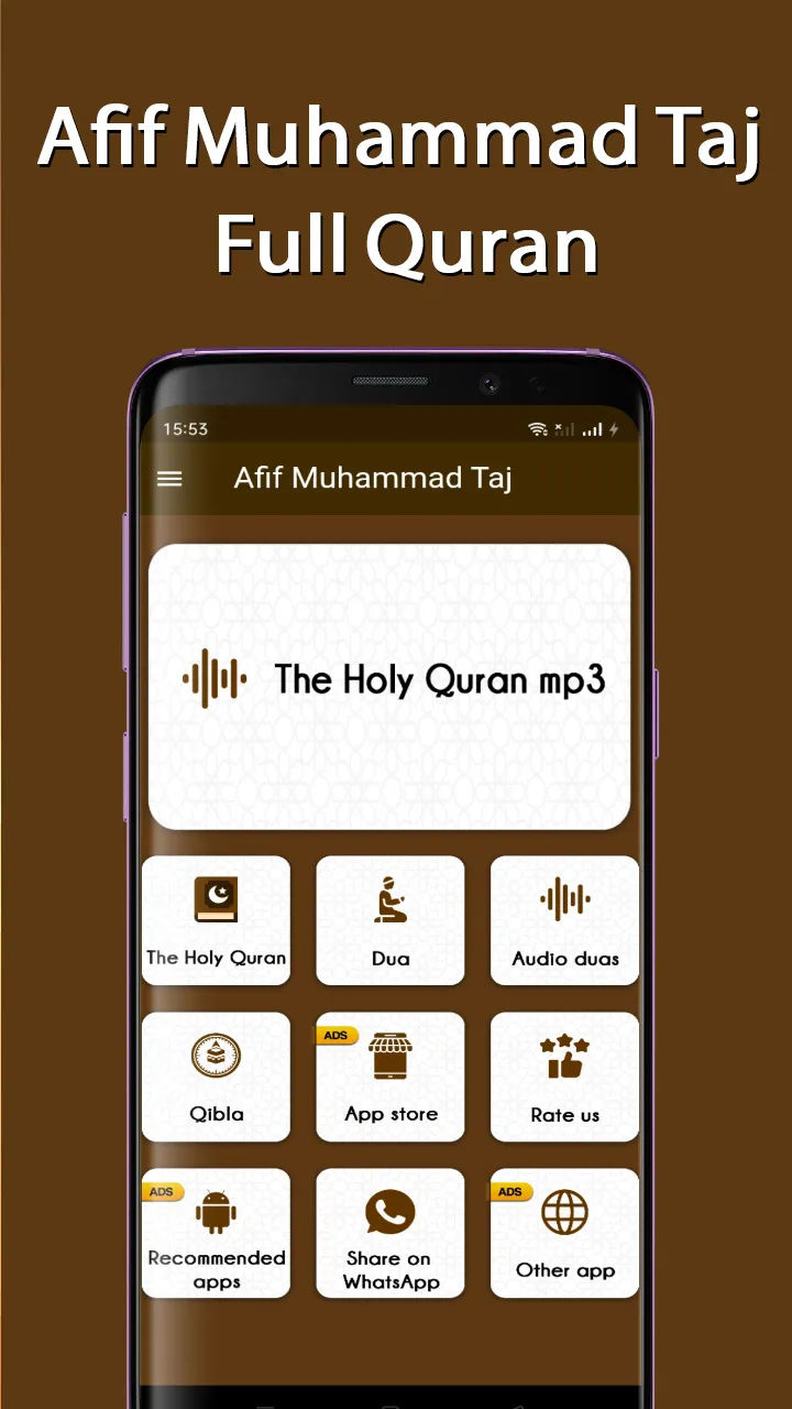 Afif Muhammad Taj Full Quran | Indus Appstore | Screenshot