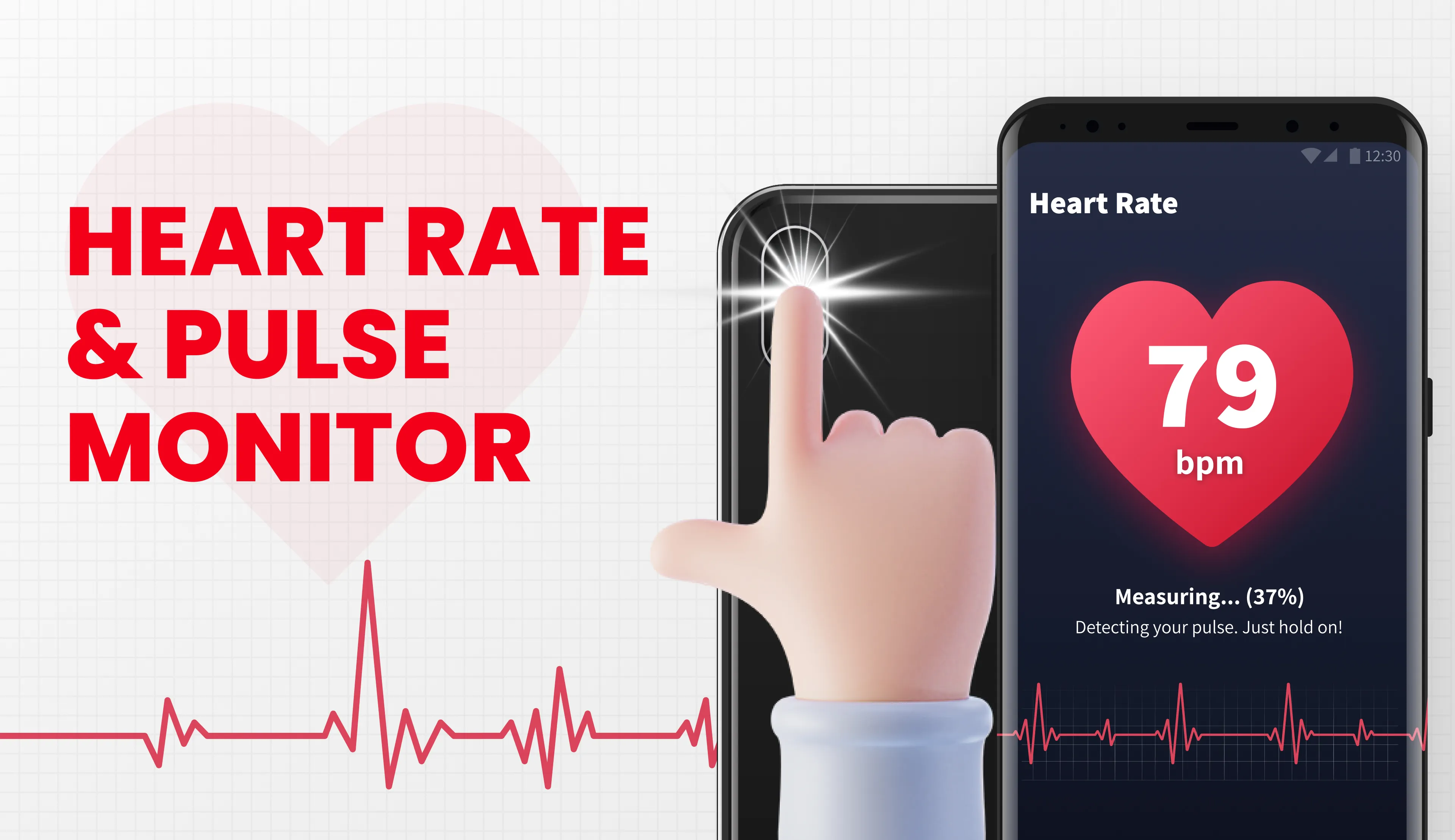 Heart Rate Monitor - Pulse App | Indus Appstore | Screenshot