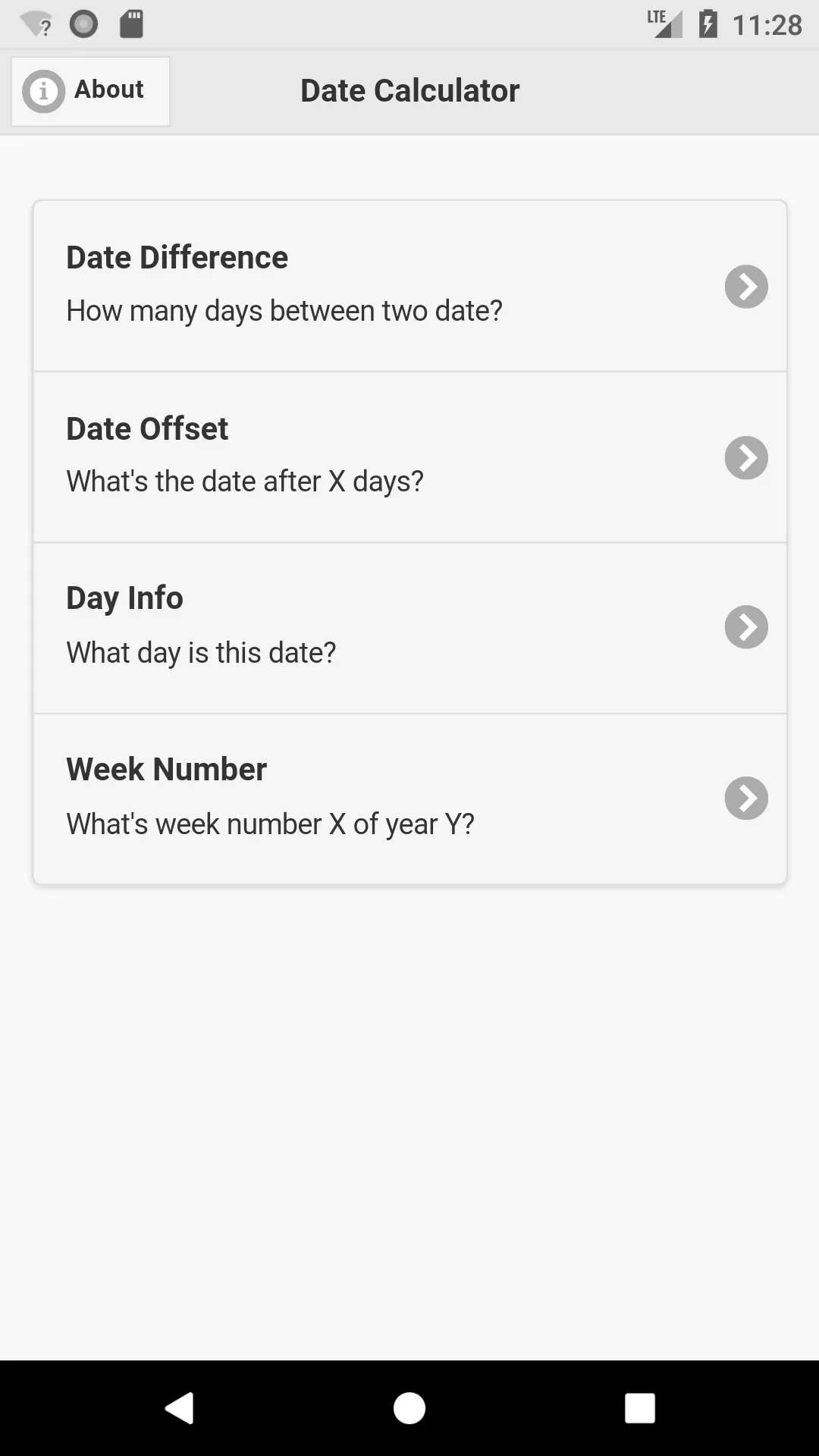 Date Calculator Easy | Indus Appstore | Screenshot