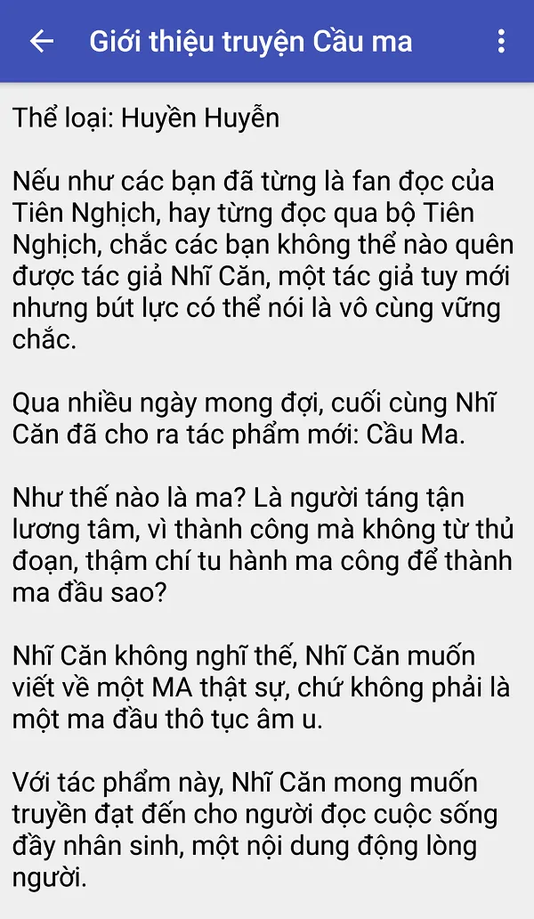 Cau ma - Truyen tien hiep hay | Indus Appstore | Screenshot