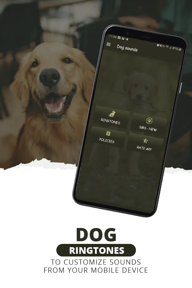 Dog ringtones, barking sounds | Indus Appstore | Screenshot