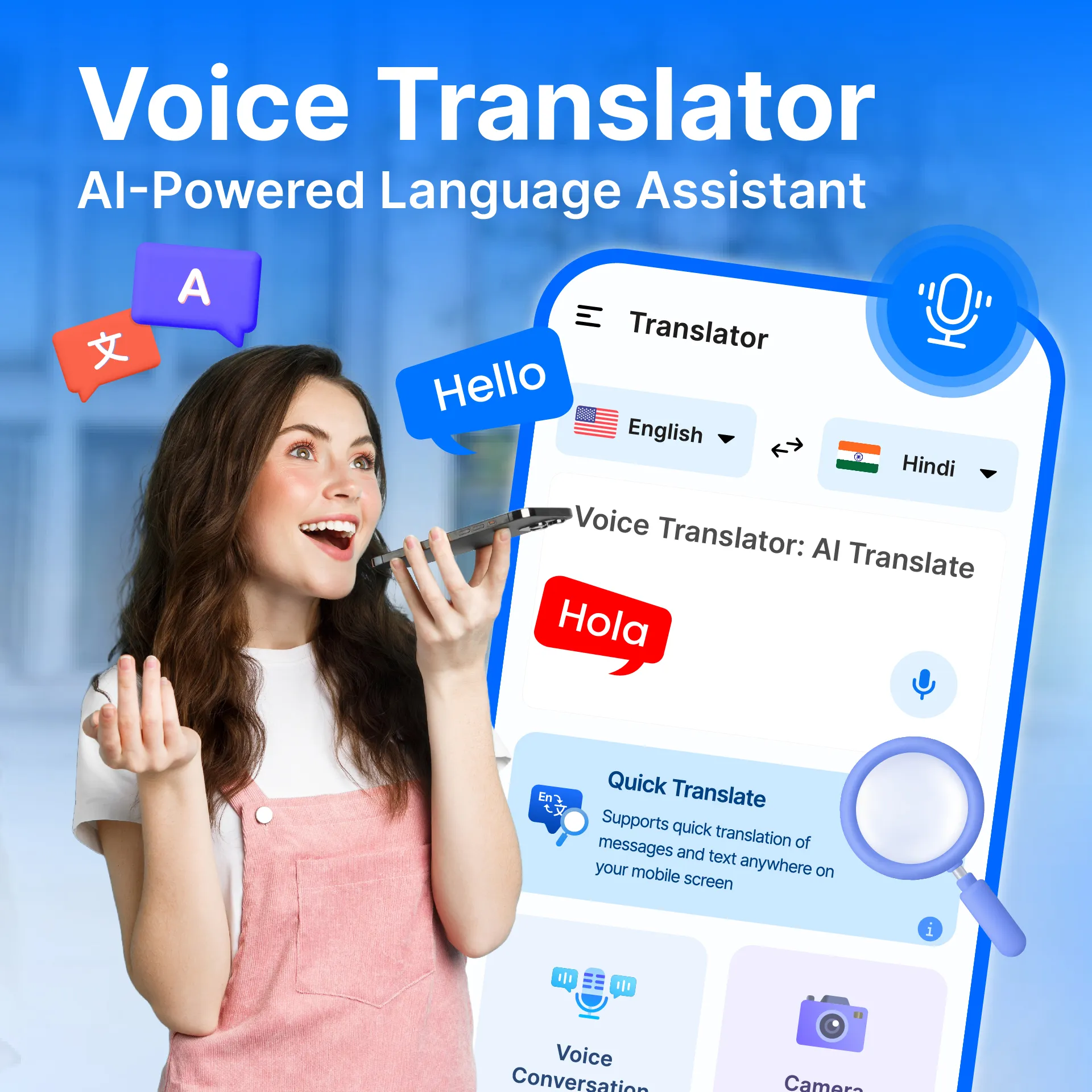 Voice Translator: AI Translate | Indus Appstore | Screenshot