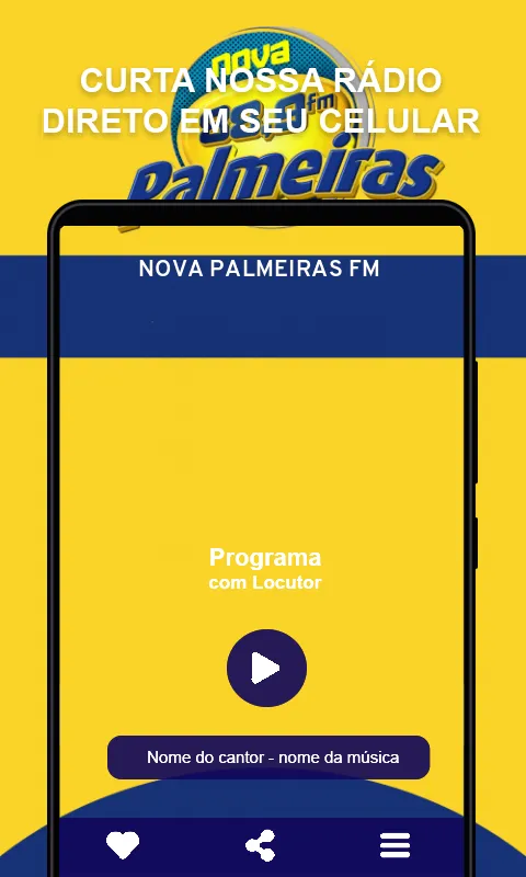 NOVA PALMEIRAS FM | Indus Appstore | Screenshot