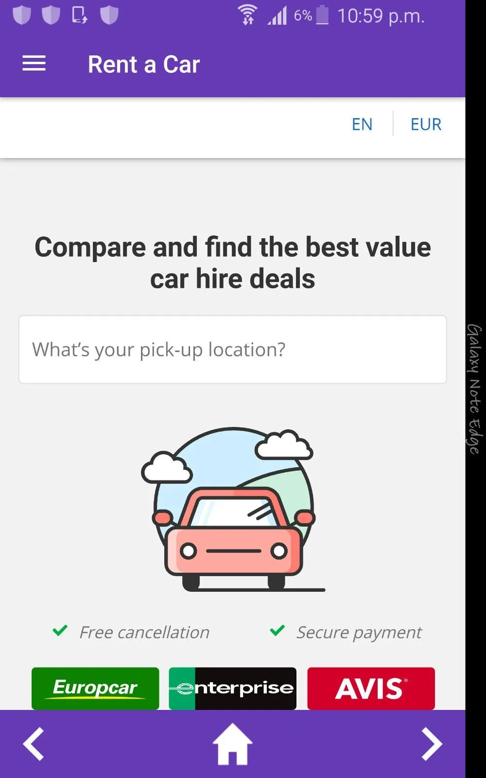 Rent a Car APP | Indus Appstore | Screenshot