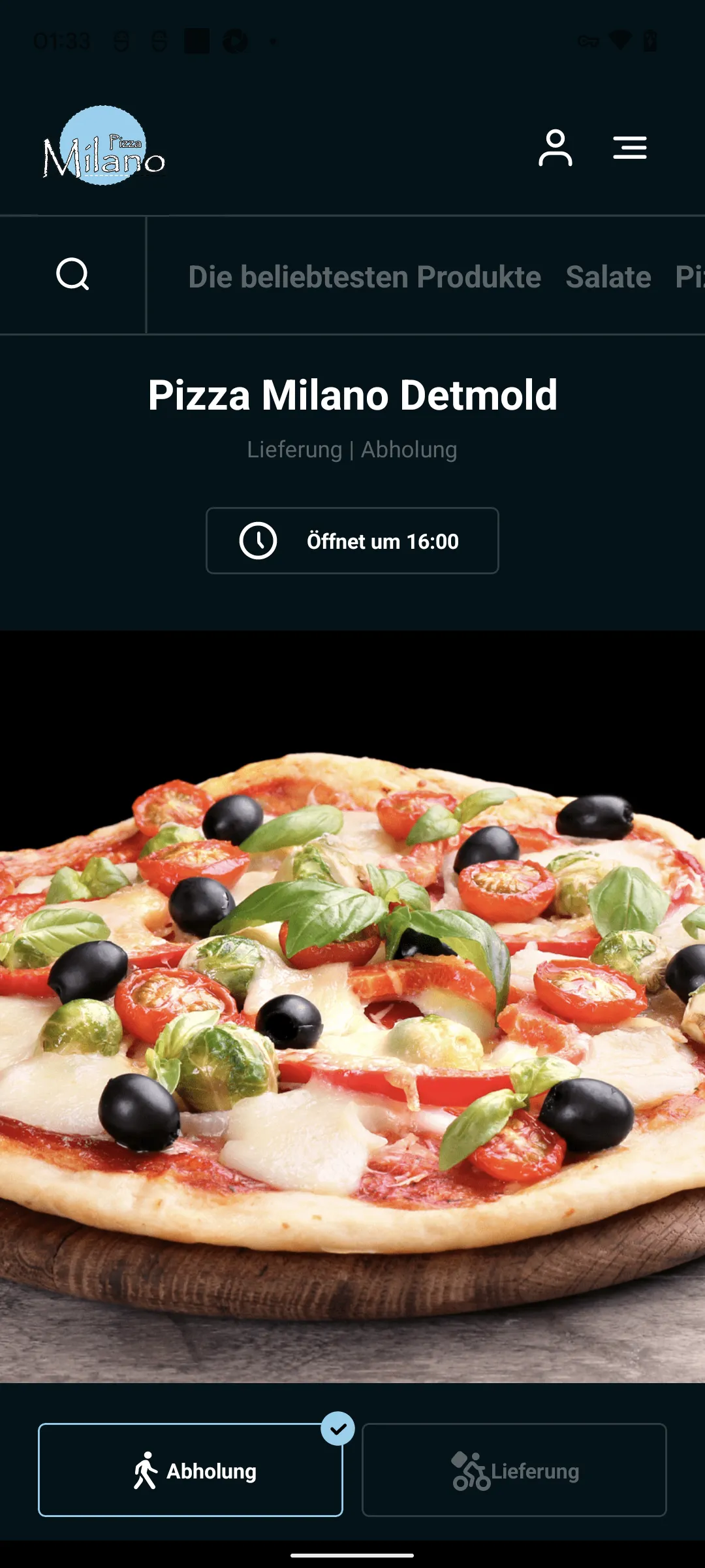 Pizza Milano Detmold | Indus Appstore | Screenshot