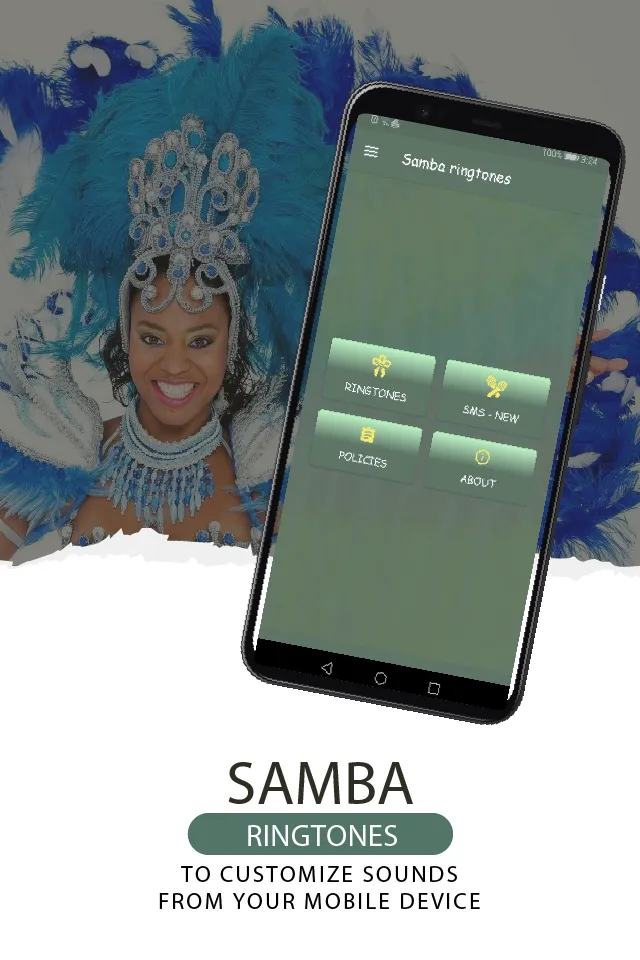 Samba ringtones, samba sounds | Indus Appstore | Screenshot