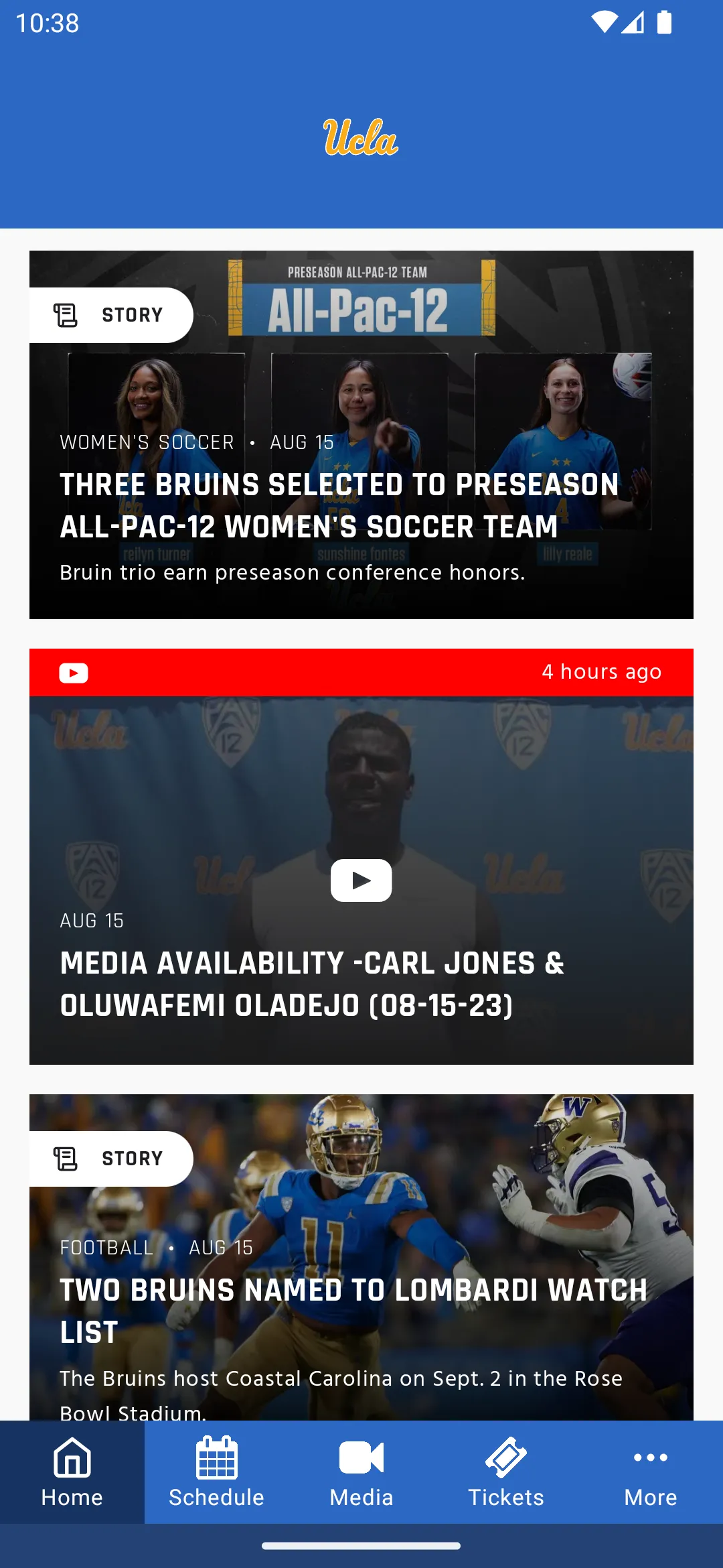 UCLA Bruins | Indus Appstore | Screenshot