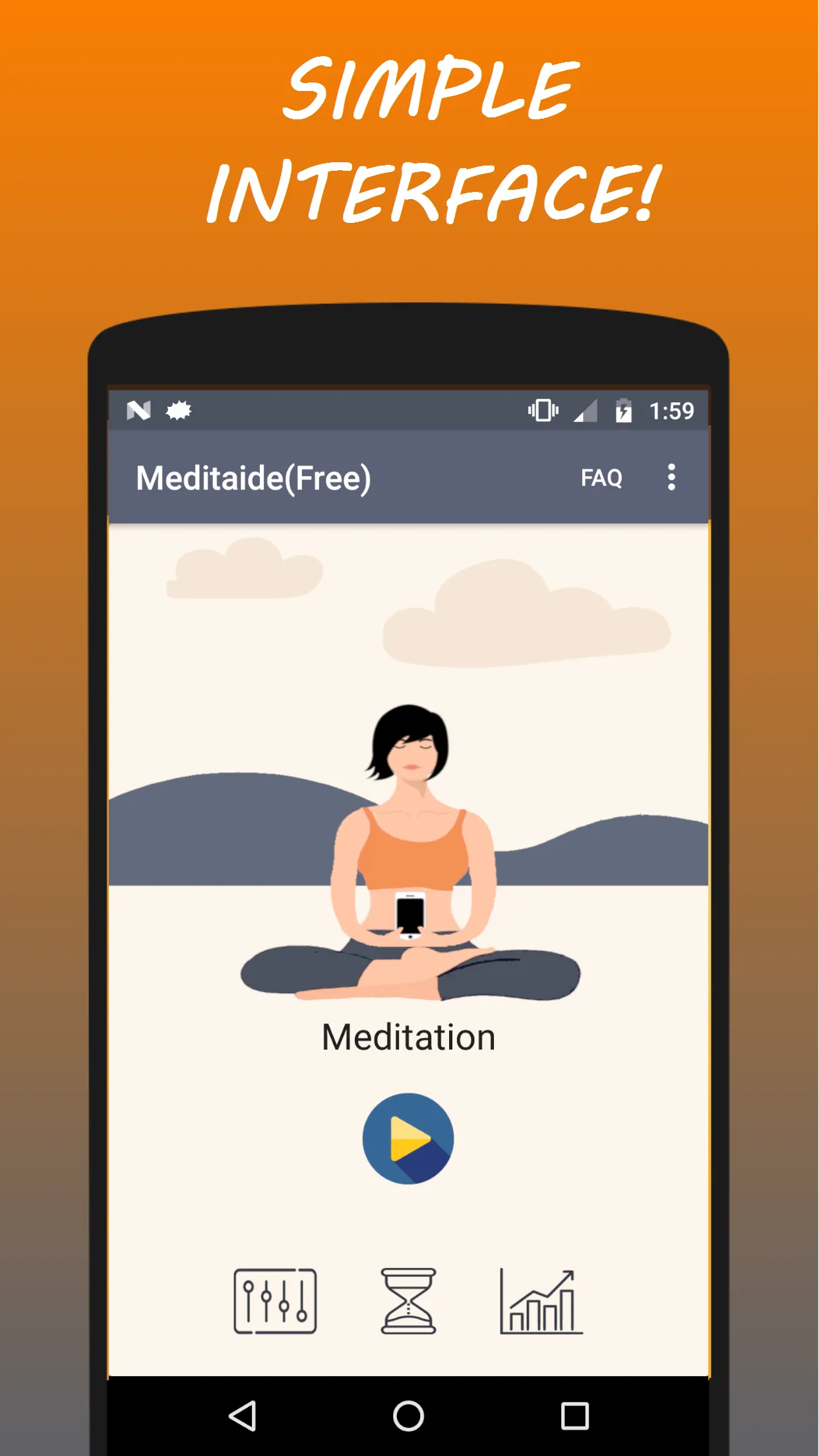 Meditaide:  Meditation Tool | Indus Appstore | Screenshot