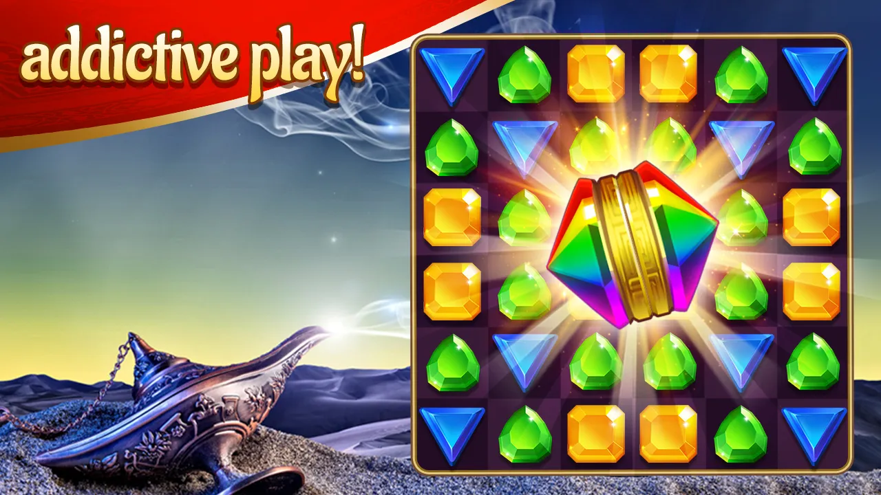 Magic Lamp - Match 3 Adventure | Indus Appstore | Screenshot