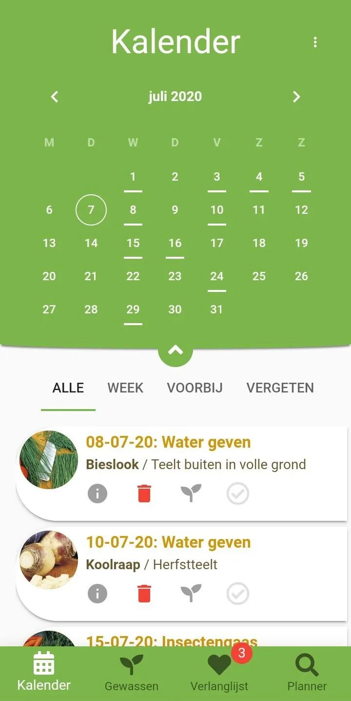 Moestuinweetjes Planner | Indus Appstore | Screenshot