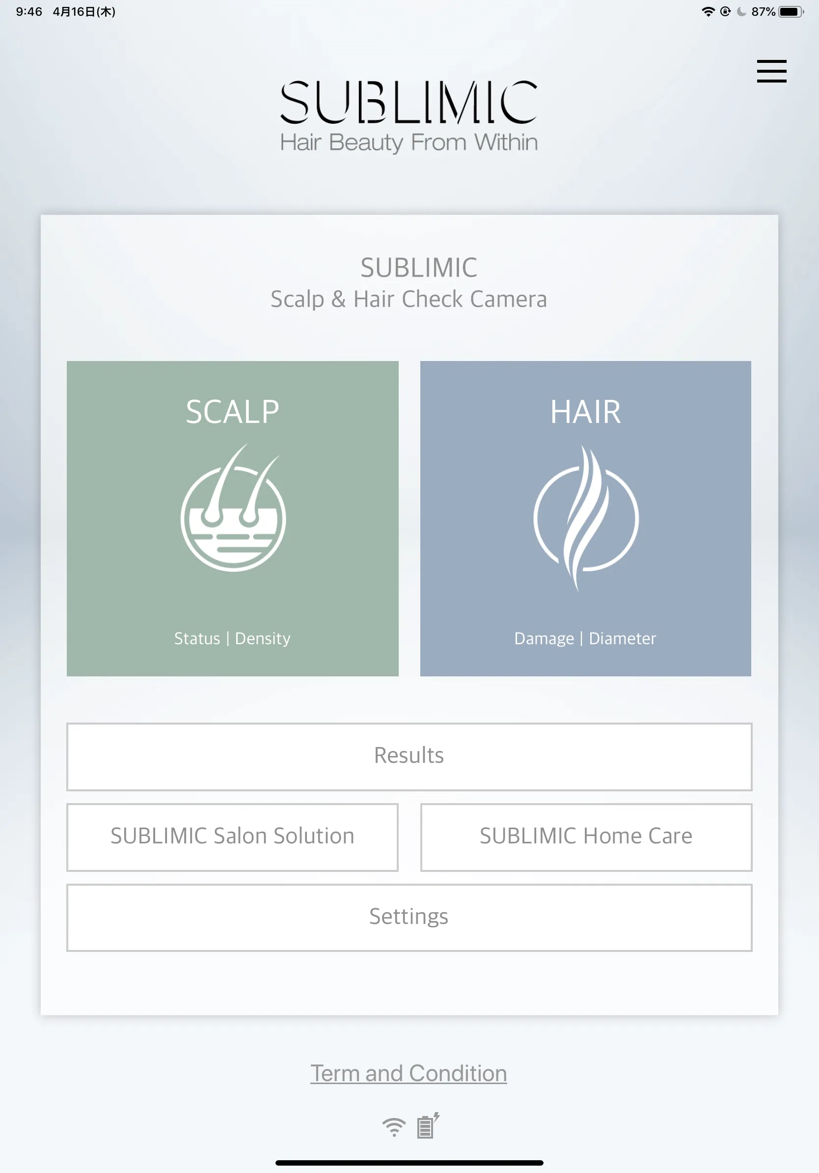 SUBLIMIC Hair & Scalp Check | Indus Appstore | Screenshot